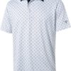 Men's Dry Fit Moisture-Wicking Golf Polo Shirt