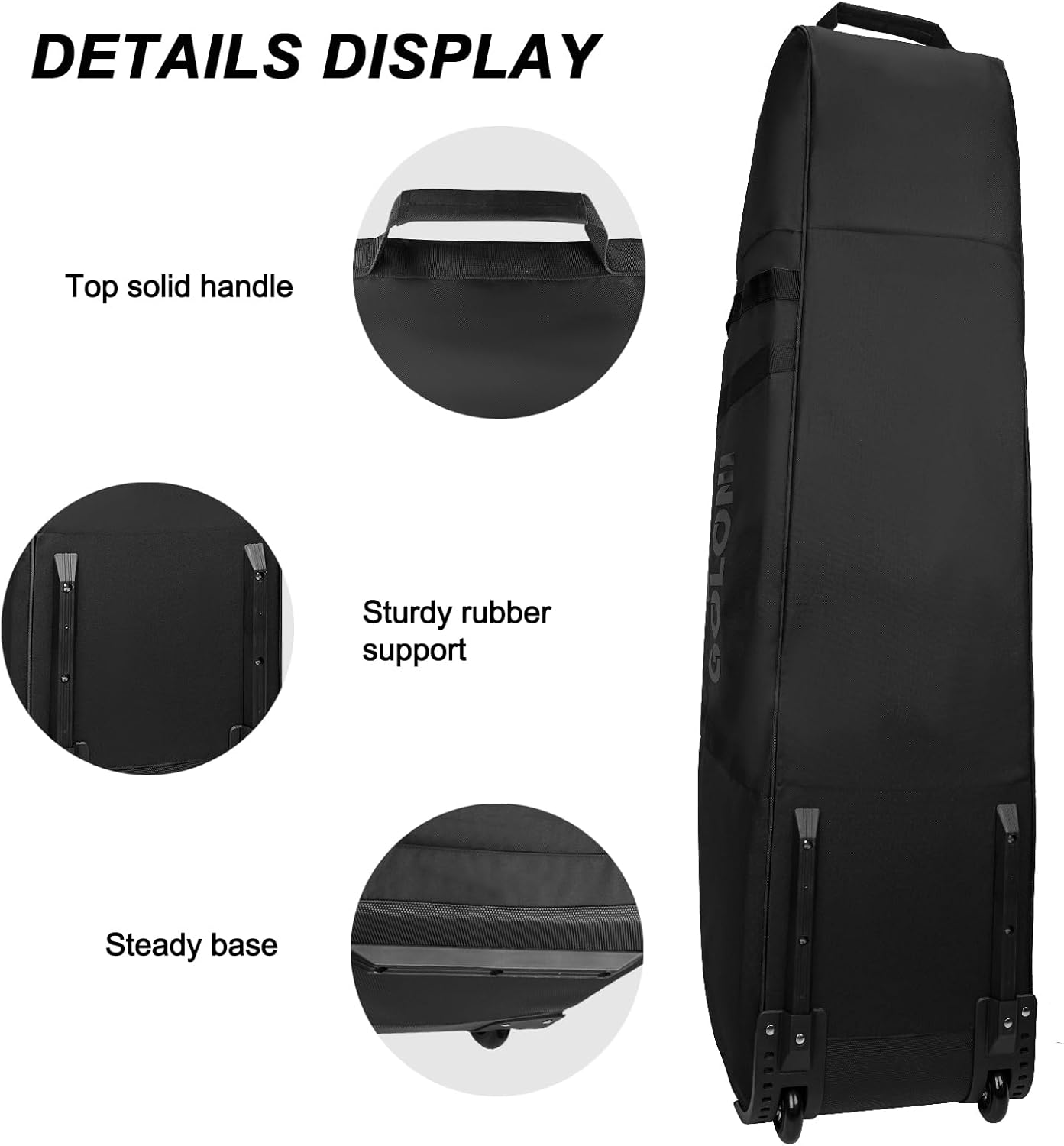 Goloni Wheeled Golf Travel Bag, Airline Approved - Image 4