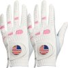 Amy Sport Women's Golf Gloves with Ball Marker